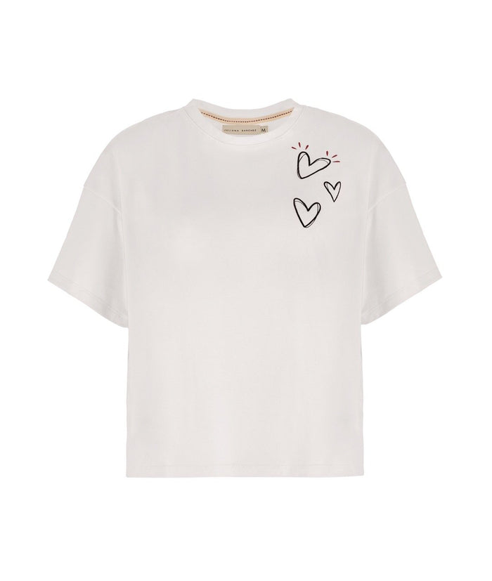 T-shirt La vida es ahora - Ivory