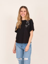 T-shirt La vida es ahora - Black