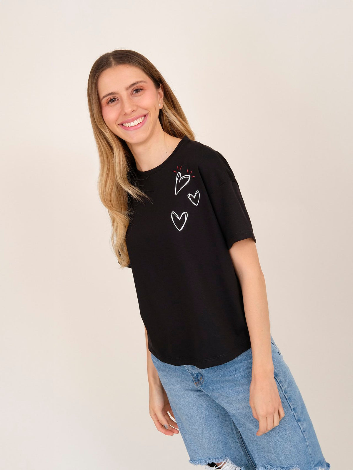 T-shirt La vida es ahora - Black
