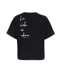 T-shirt La vida es ahora - Black