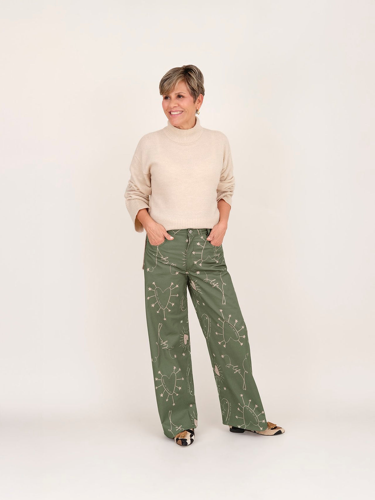 Pants Aquí y ahora - Green