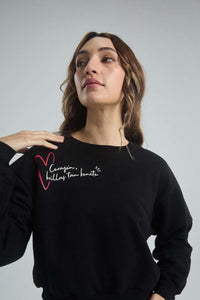 Jumper Corazón - Black
