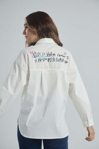 Shirt Como si nadie Observara - Ivory