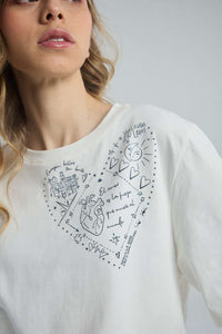 T-shirt Brillas bonito - Ivory