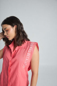 Shirt Pequeños detalles - Coral