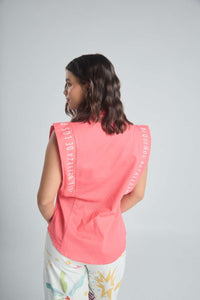 Shirt Pequeños detalles - Coral