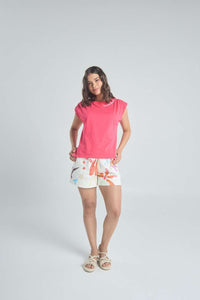 T-shirt Feel good - Fuchsia