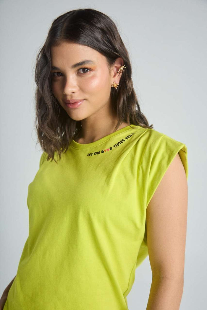 T-shirt Feel good - Green