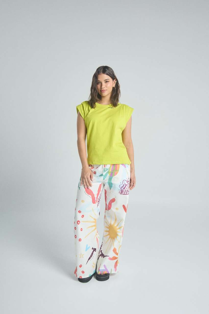 T-shirt Feel good - Green