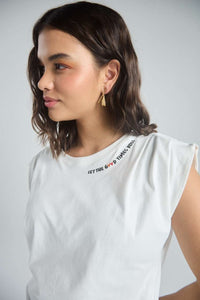 T-shirt Feel good - Ivory