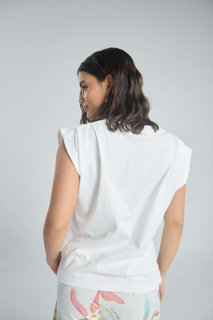 T-shirt Feel good - Ivory