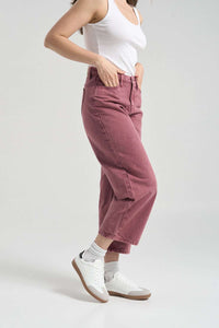 Jeans Bolsillos corazones - Red wine