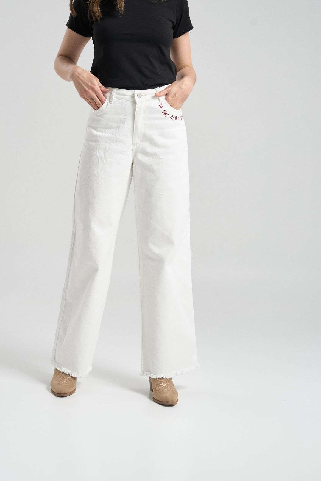 Pants Can´t stop me - White