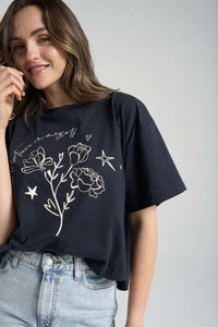 T-shirt Believe - Dark Blue