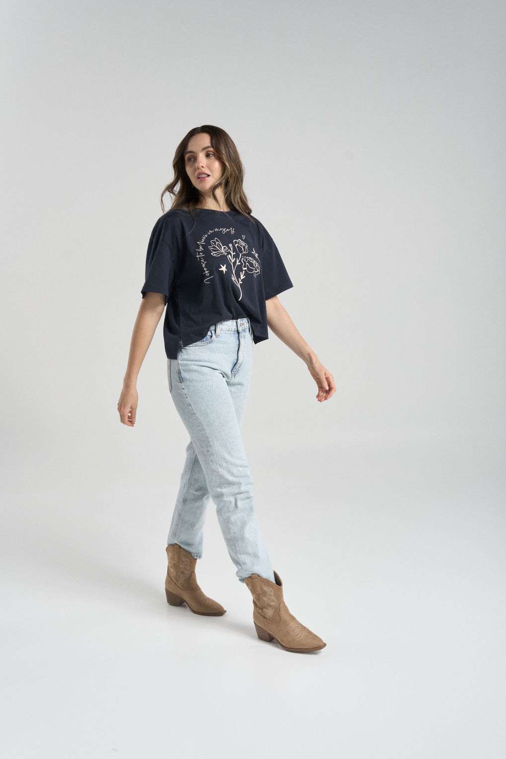 T-shirt Believe - Dark Blue