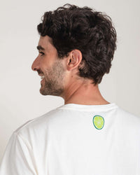 T-shirt Mango biche Man - Ivory
