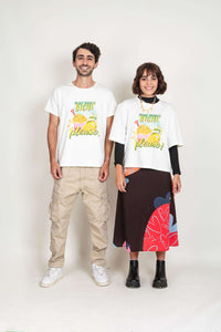 T-shirt Mango biche Man - Ivory