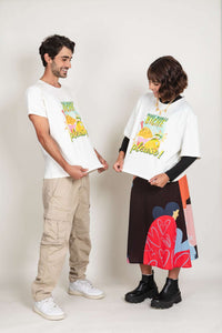 T-shirt Mango biche Man - Ivory