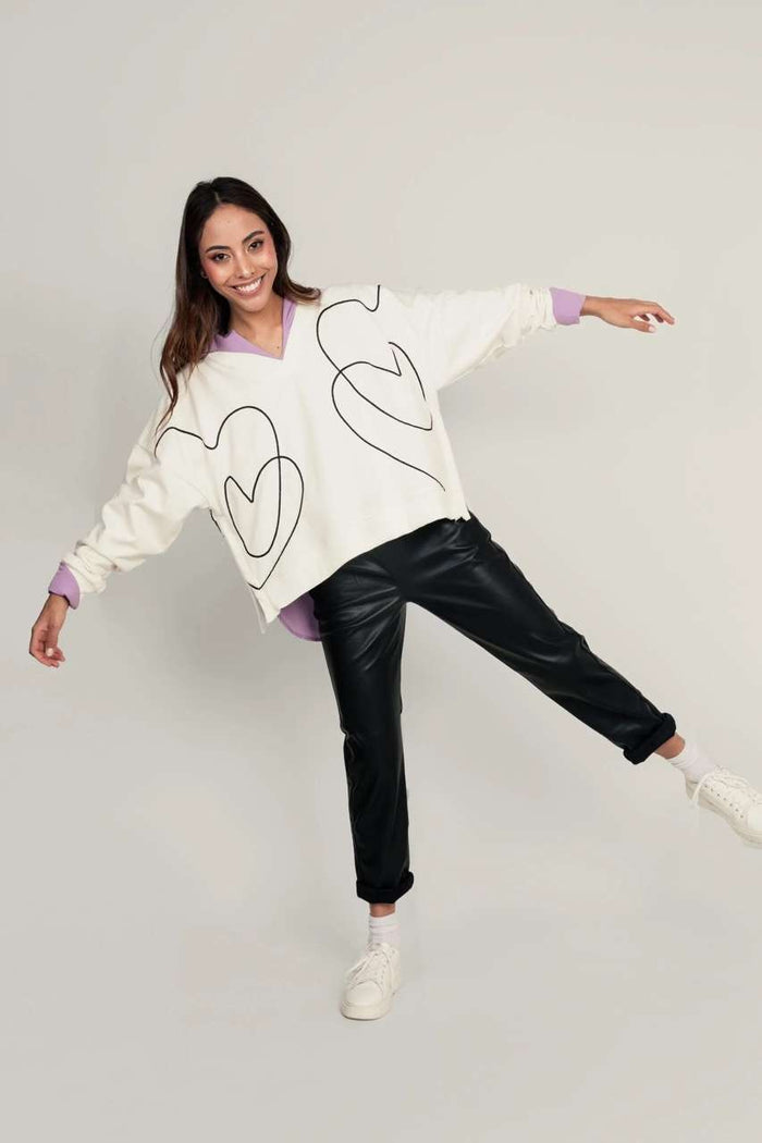 Jumper Lazos de amor - Ivory