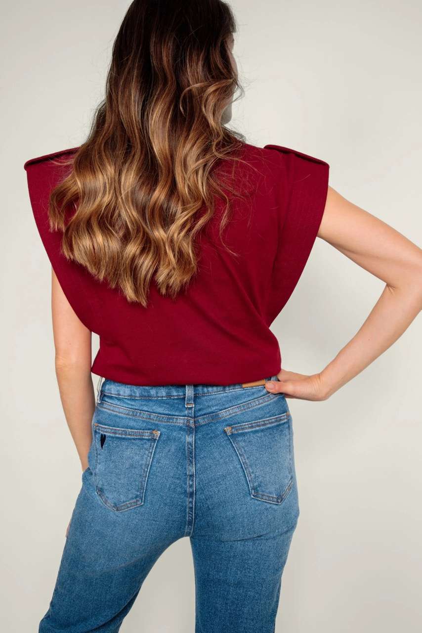 Jeans Corazones - Medium Blue