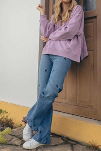 Jeans Corazones - Medium Blue