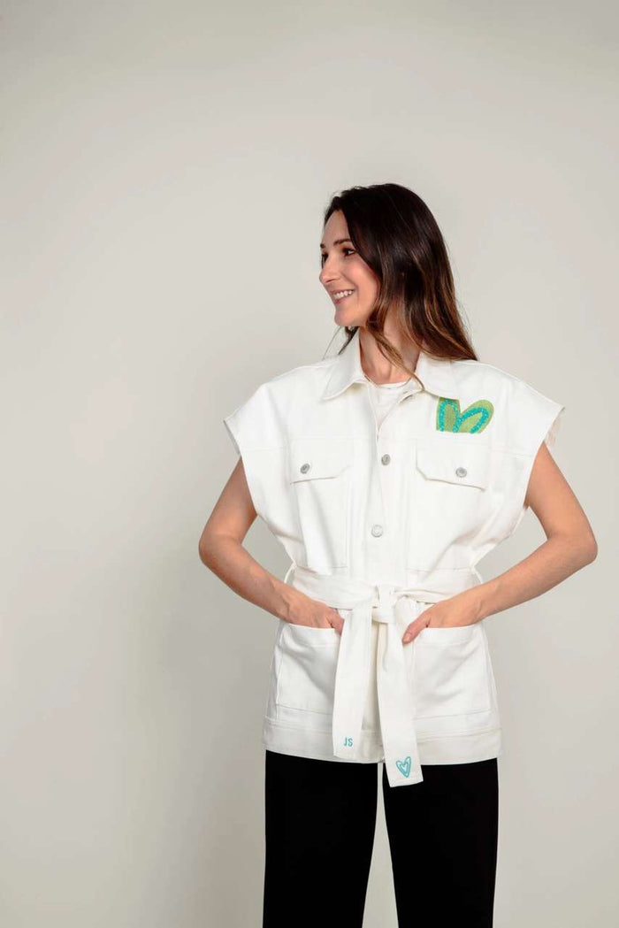 Vest Con amor siempre - Ivory