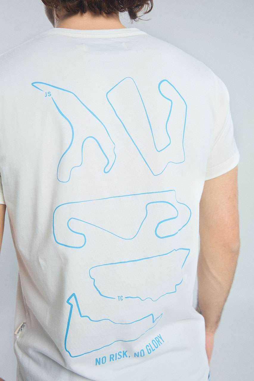 T-shirt Pistas Hombre - Ivory
