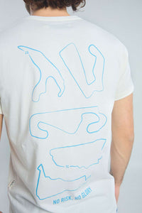 T-shirt Pistas Hombre - Ivory