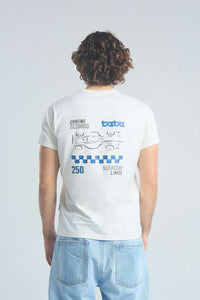 T-shirt Rompiendo limites Hombre - Ivory