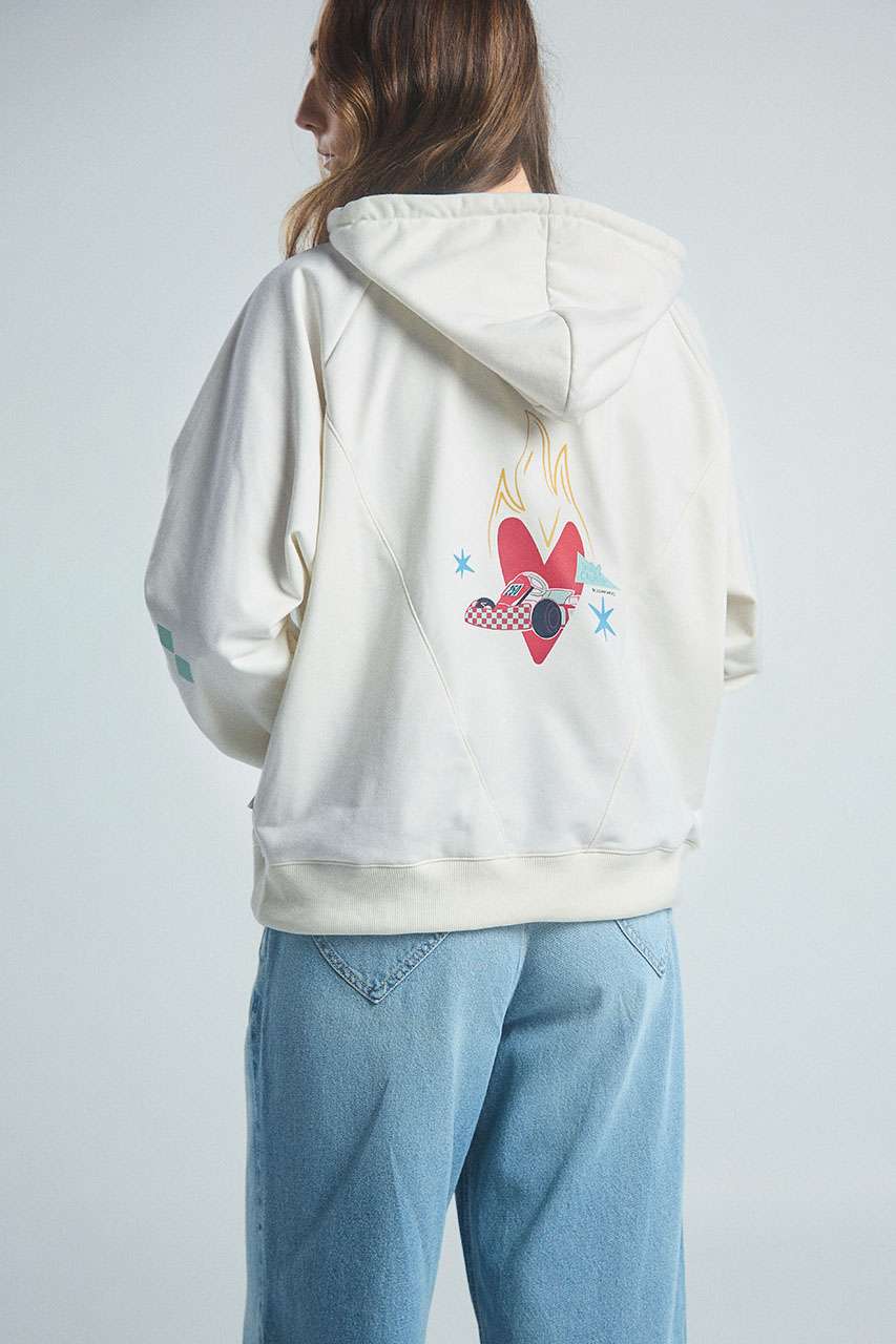 Jumper Corazón en llamas - Ivory