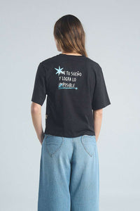 T-shirt Vive tu sueño - Black