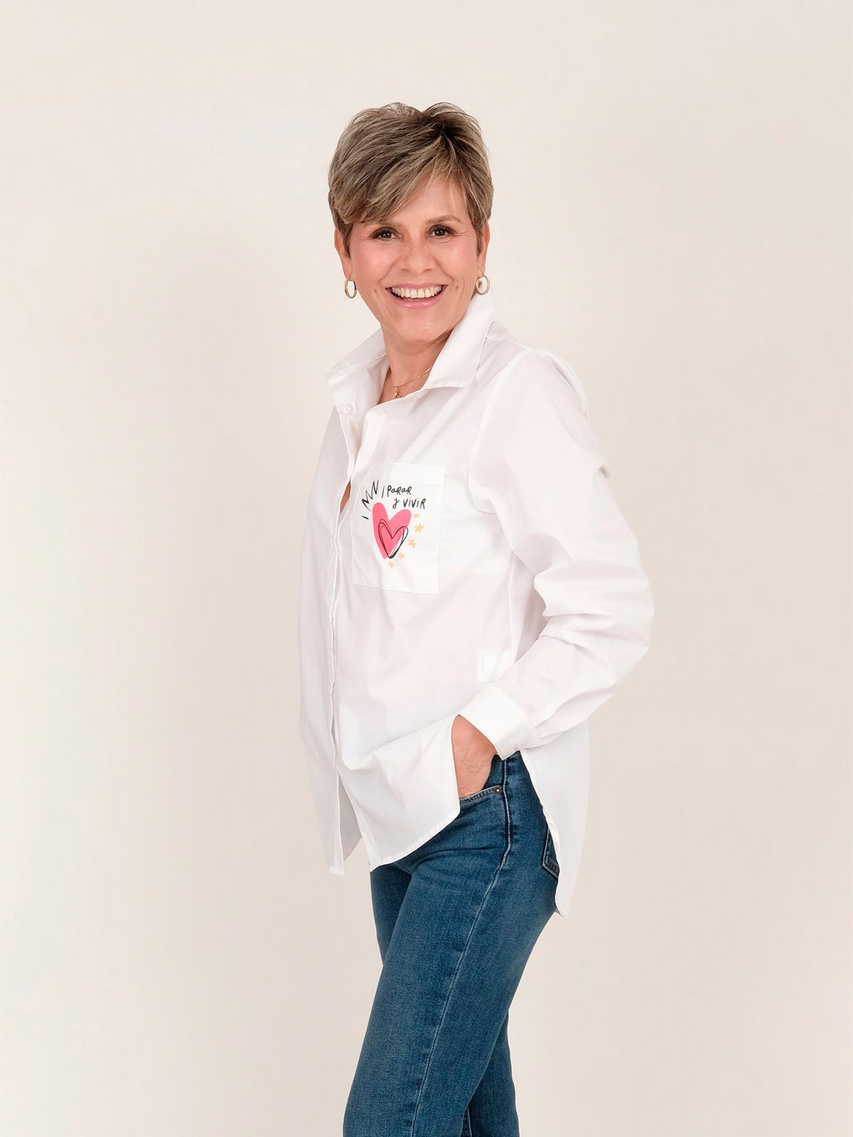 Shirt Vivir el momento - White