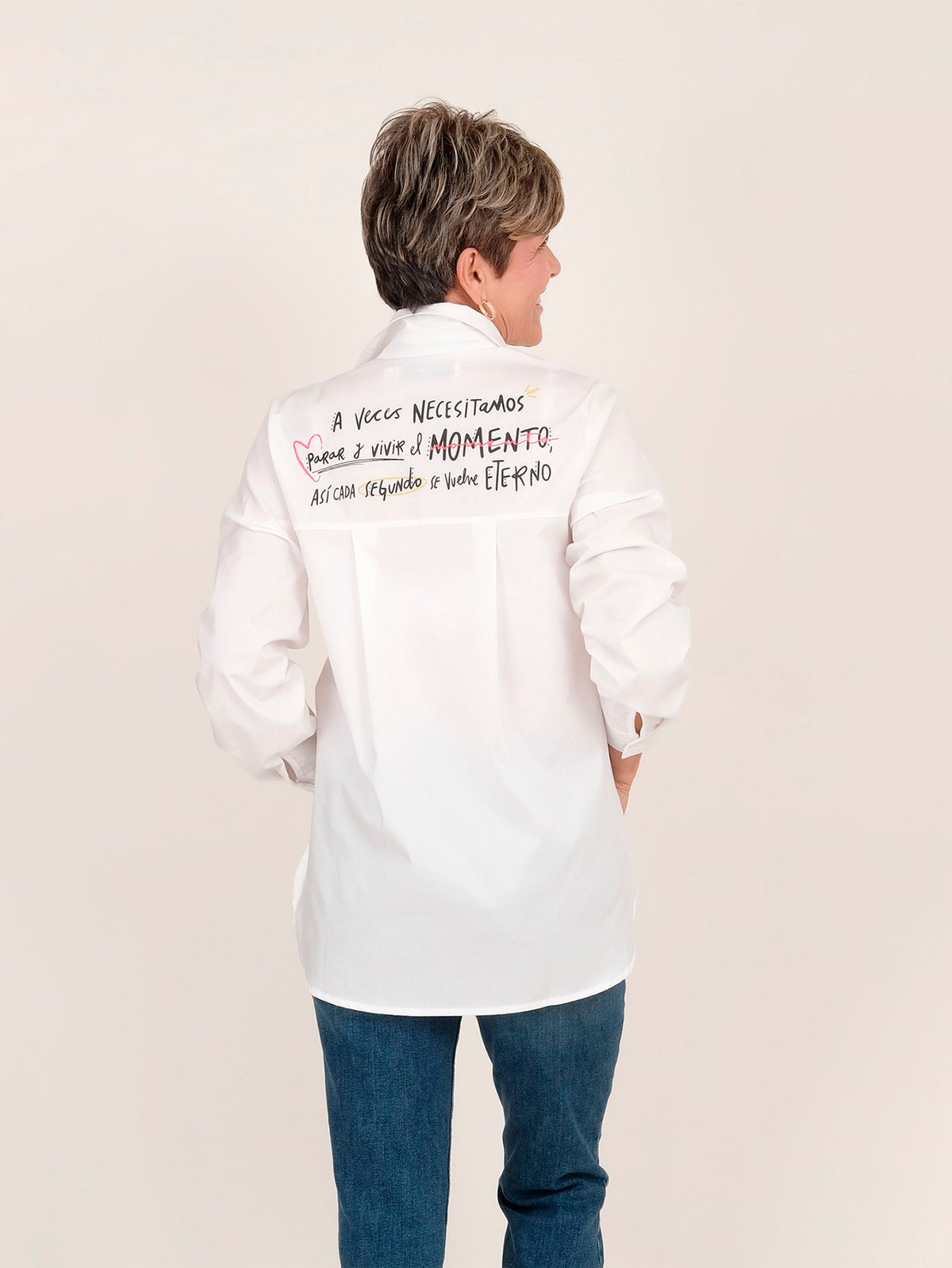 Shirt Vivir el momento - White
