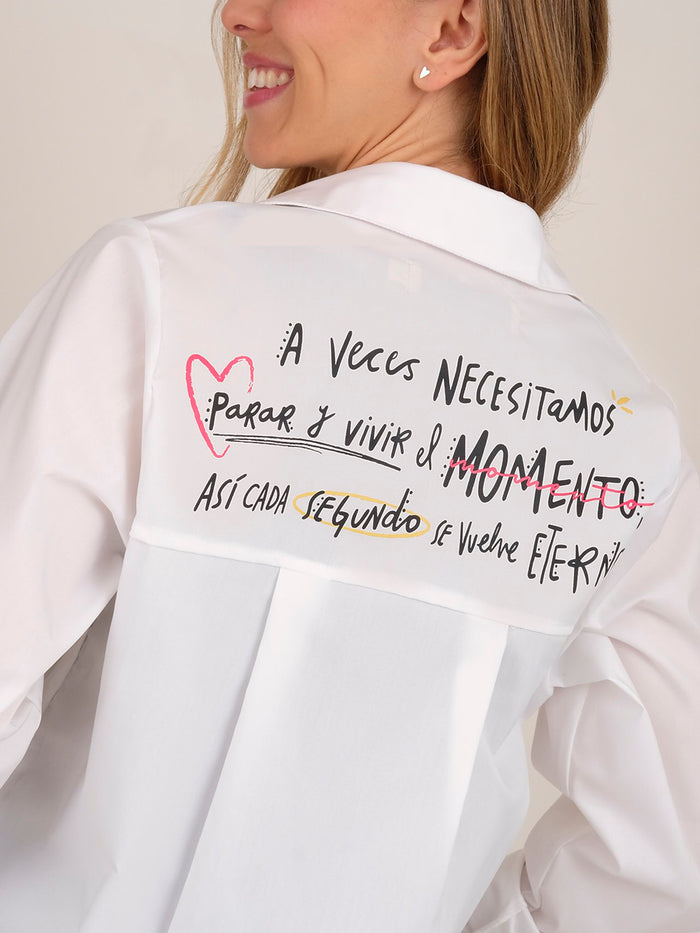 Shirt Vivir el momento - White