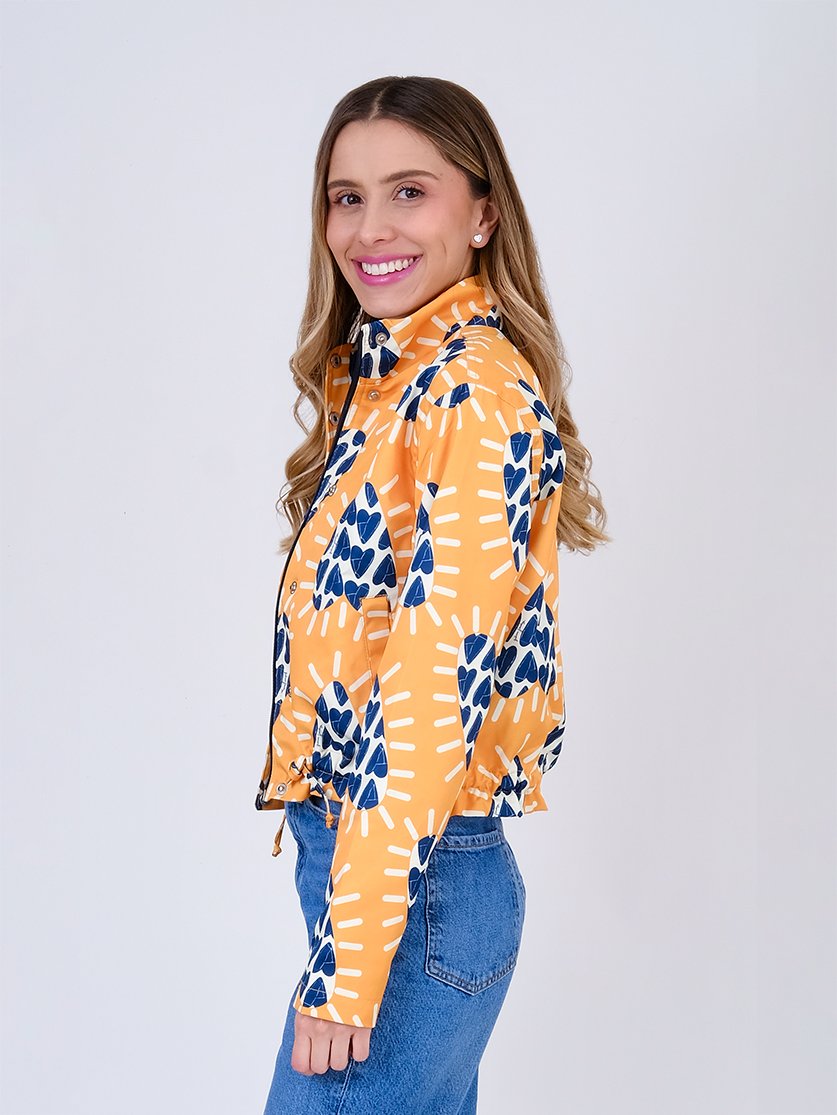 Jacket Corazón radiante - Mustard