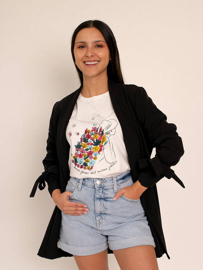 T-shirt Silletero - Ivory