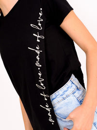 T-shirt Made of love - Black