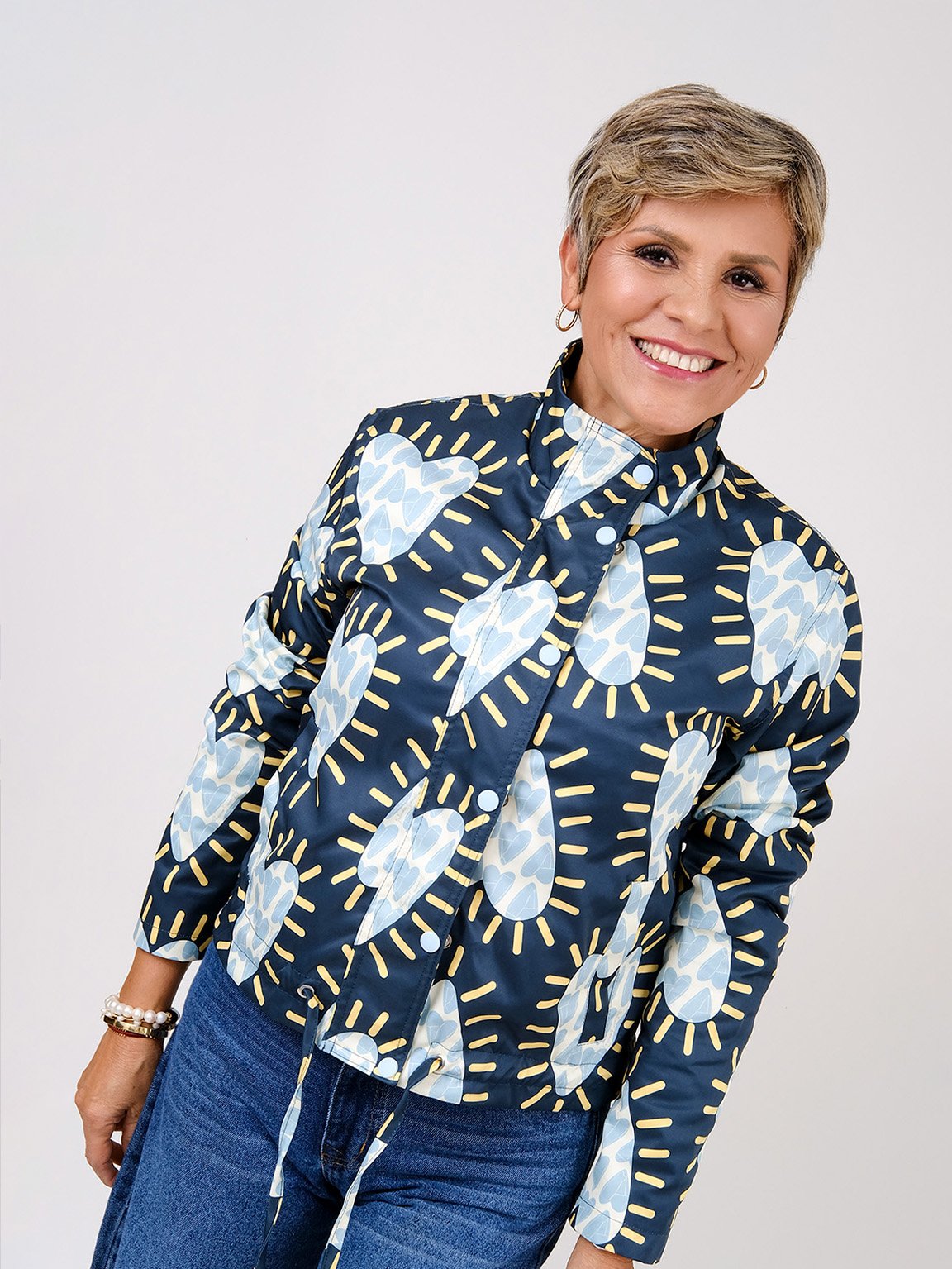 Jacket Corazón radiante - Blue