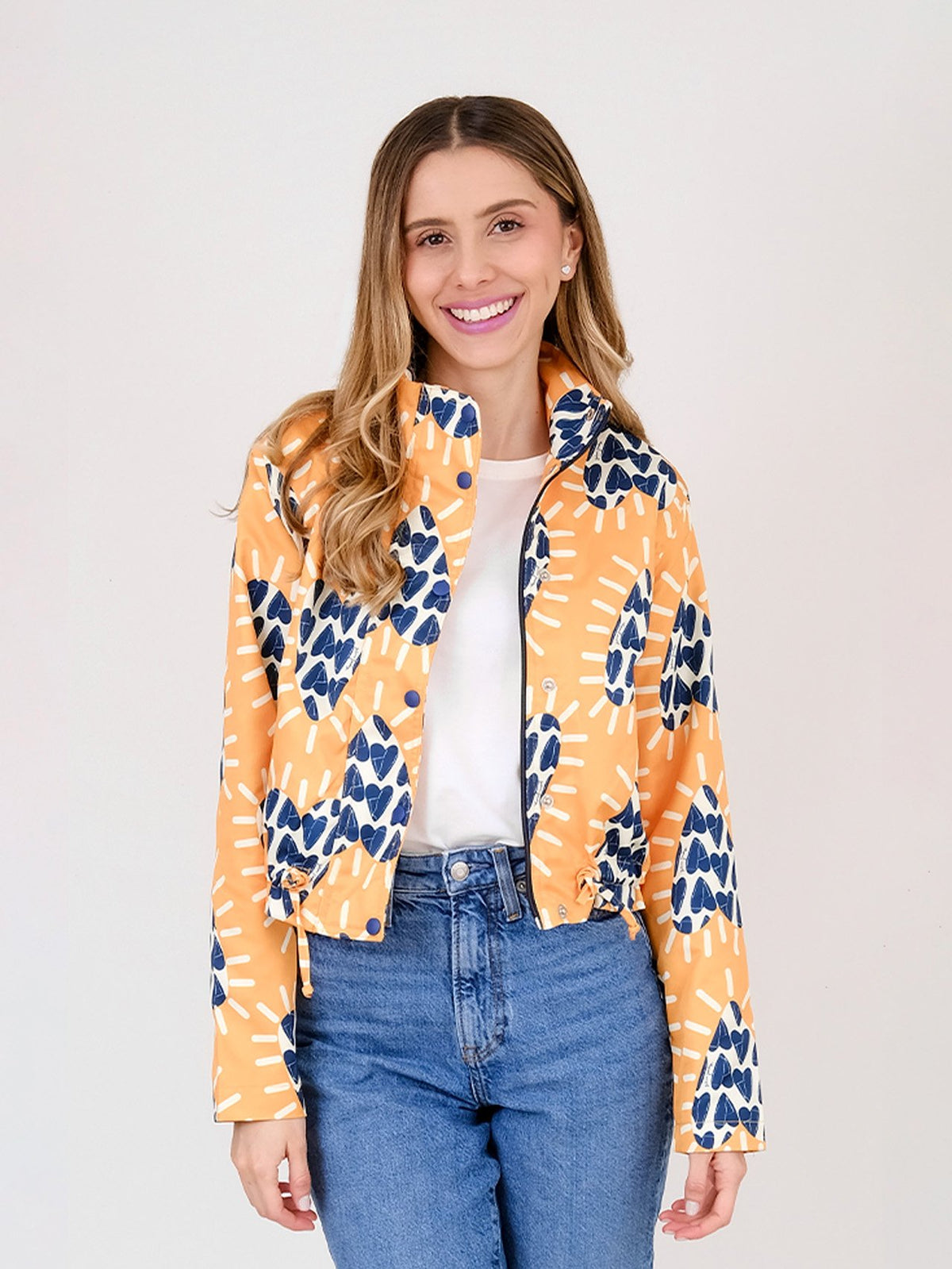 Jacket Corazón radiante - Mustard