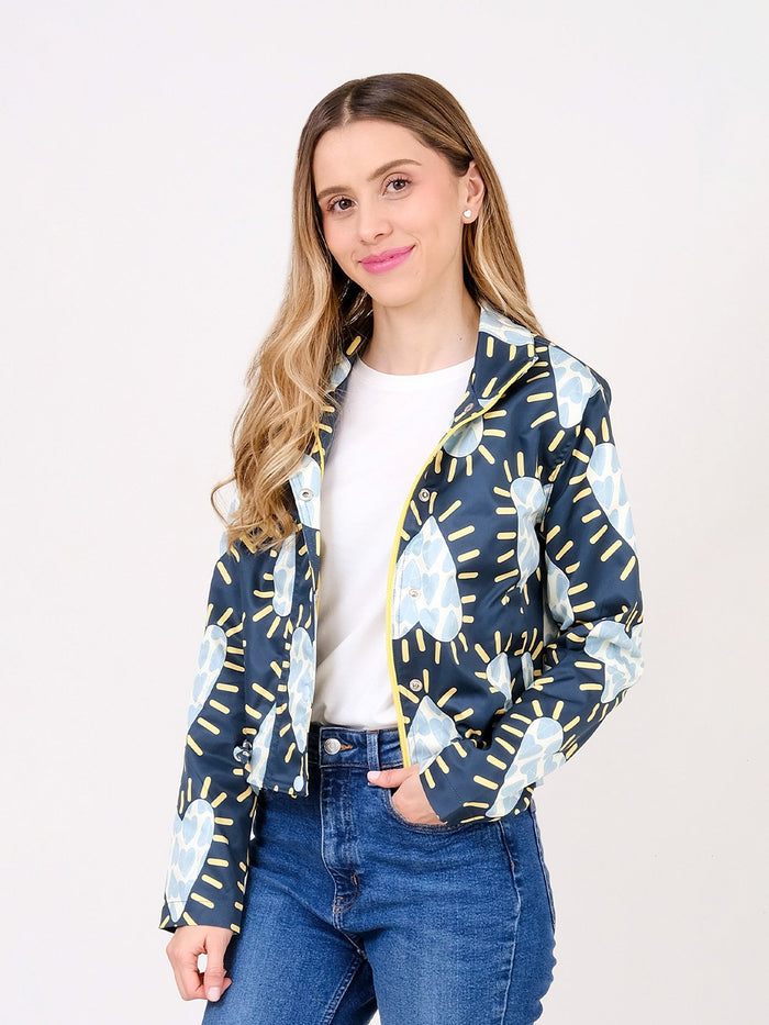 Jacket Corazón radiante - Blue