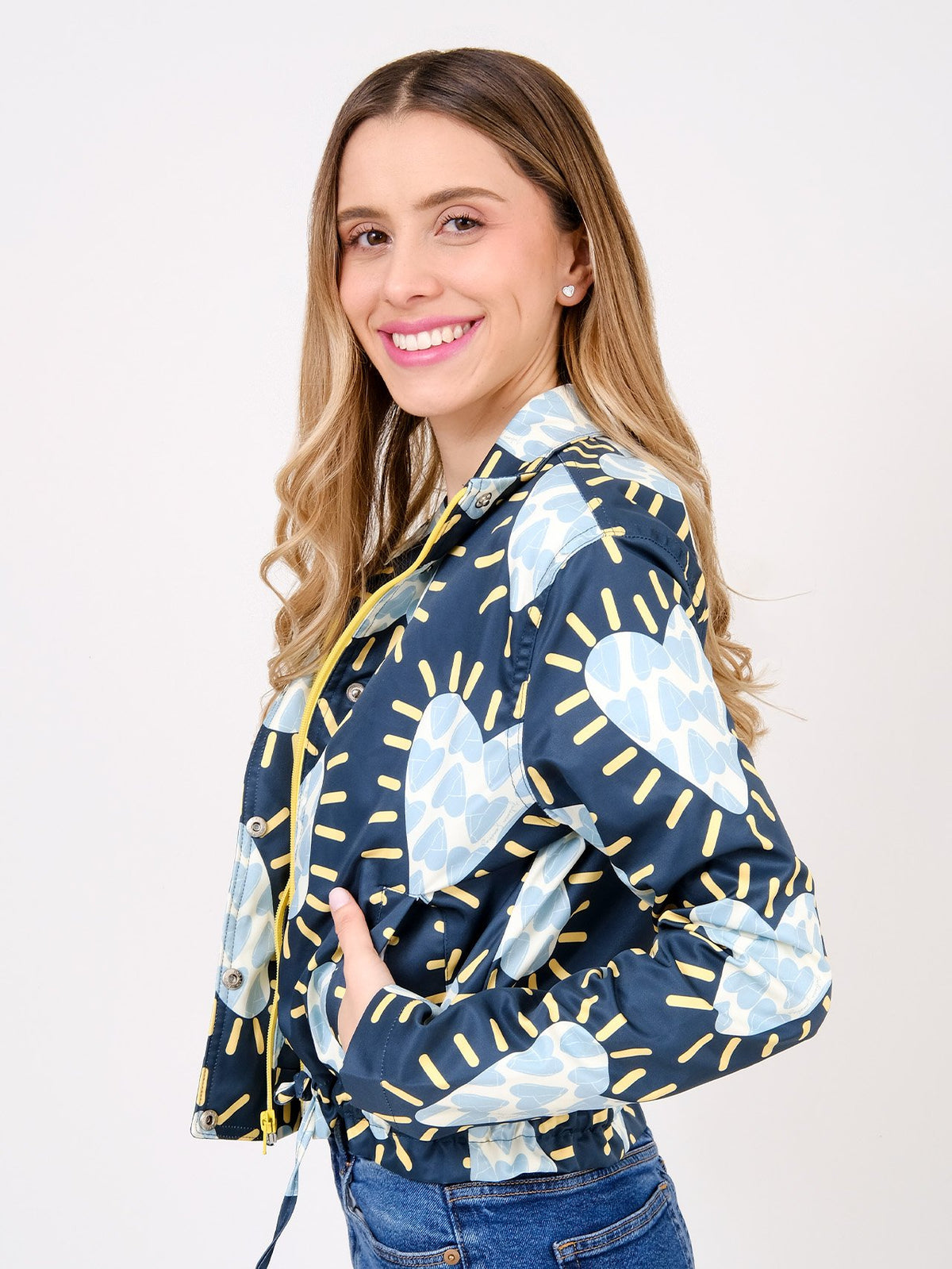 Jacket Corazón radiante - Blue
