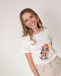 T-shirt Silletero - Ivory