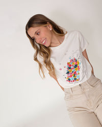 T-shirt Silletero - Ivory