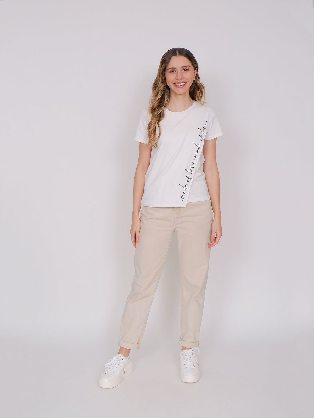 T-shirt Made of love - Ivory
