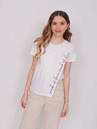 T-shirt Made of love - Ivory