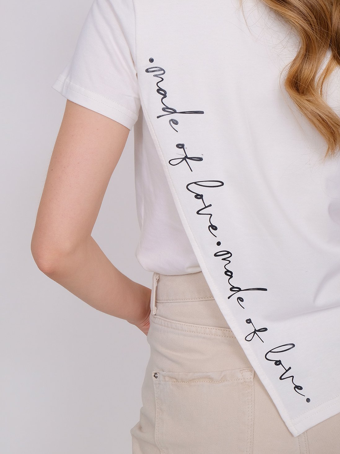 T-shirt Made of love - Ivory