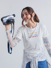 T-shirt Un mismo sueño - Ivory