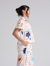 Shirt Happy life - Ivory