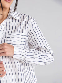 Shirt Waves - Blue
