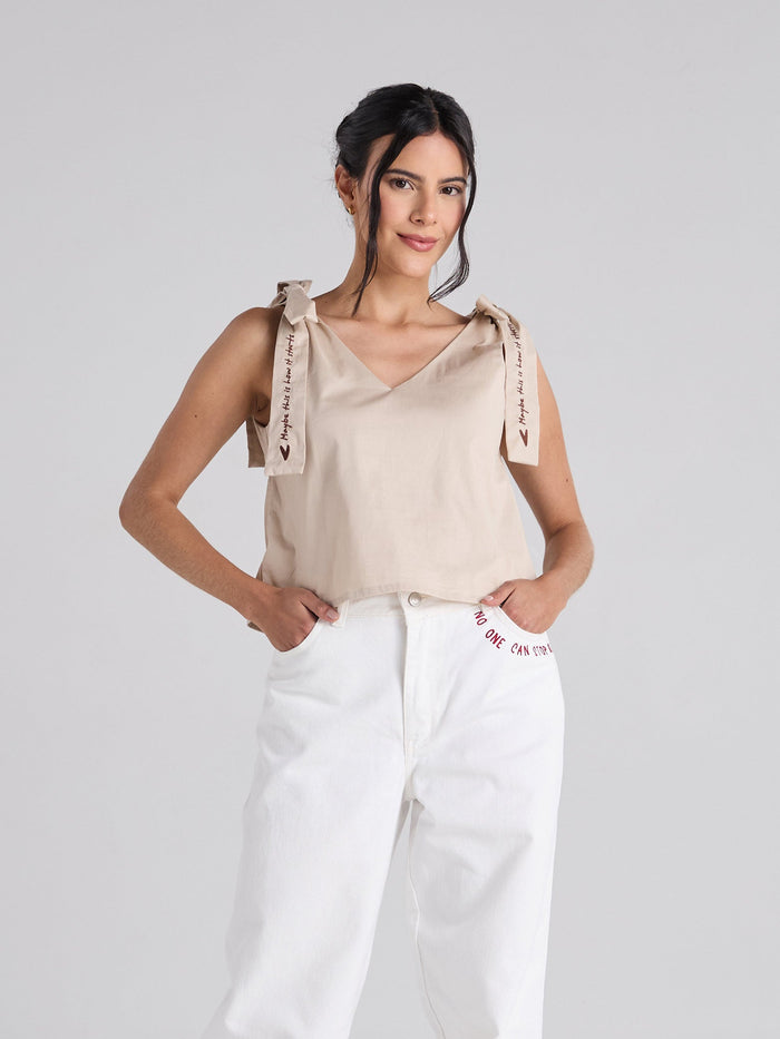 Top Tiras - Sand